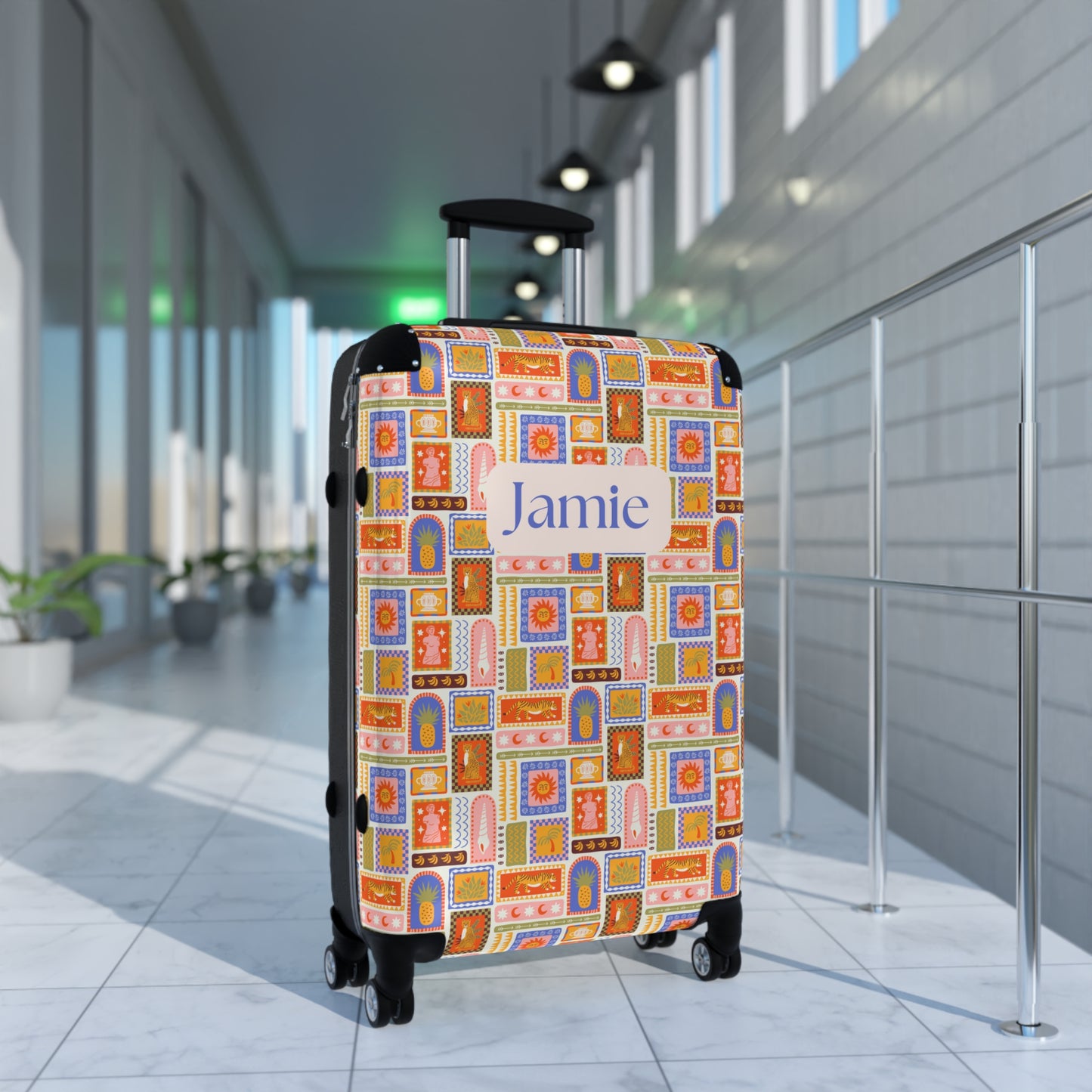 Tuscan Print - Custom Travel Suitcase