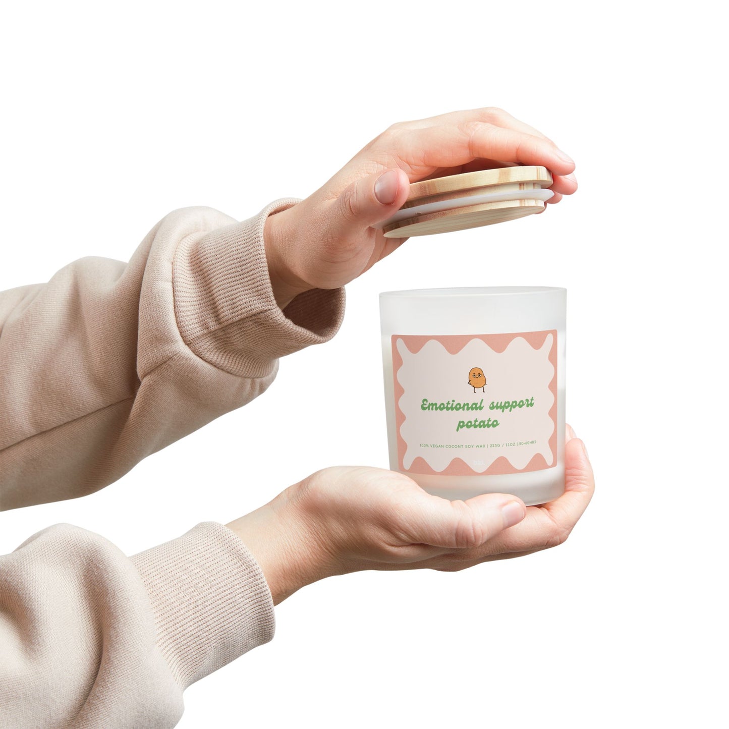 Emotional Support Potato - 11oz Coconut Soy Candle