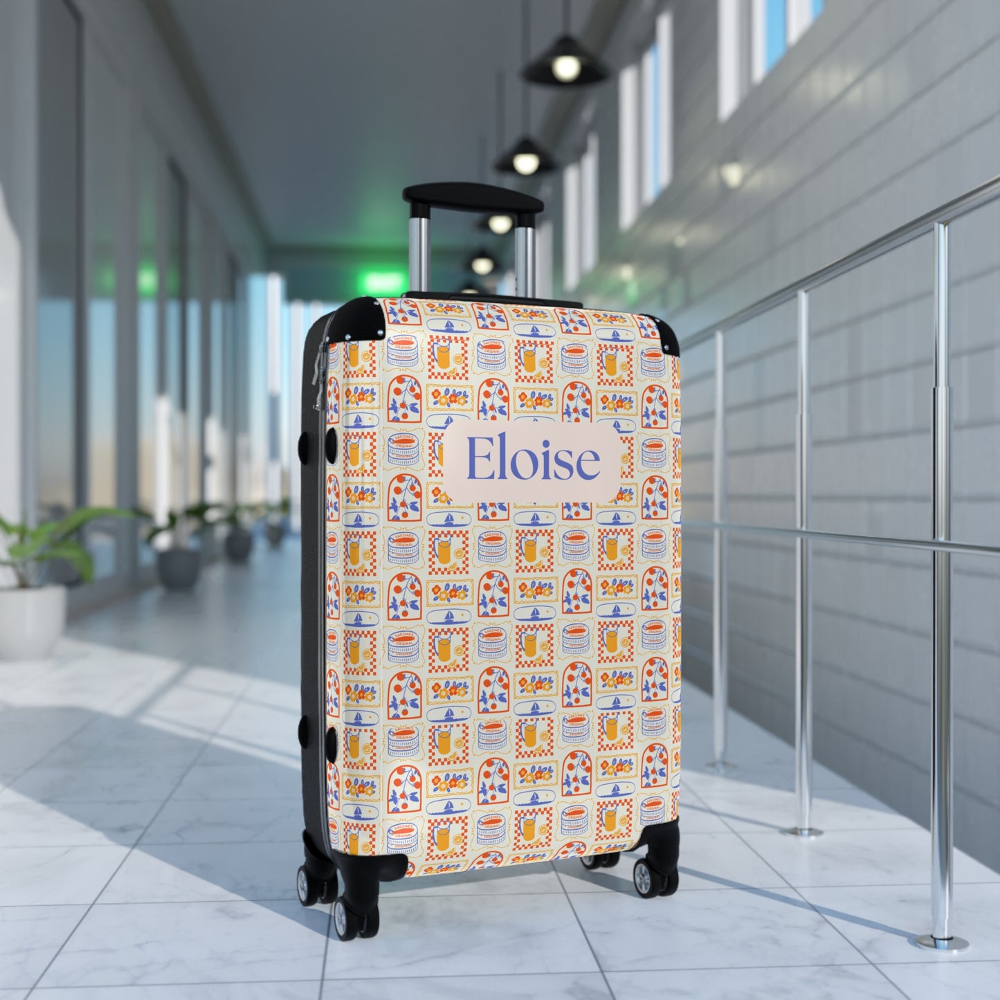 Sicilian Print - Custom Travel Suitcase