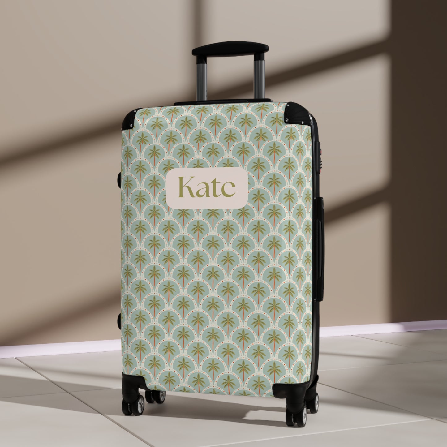 Palm Tree Print - Custom Travel Suitcase