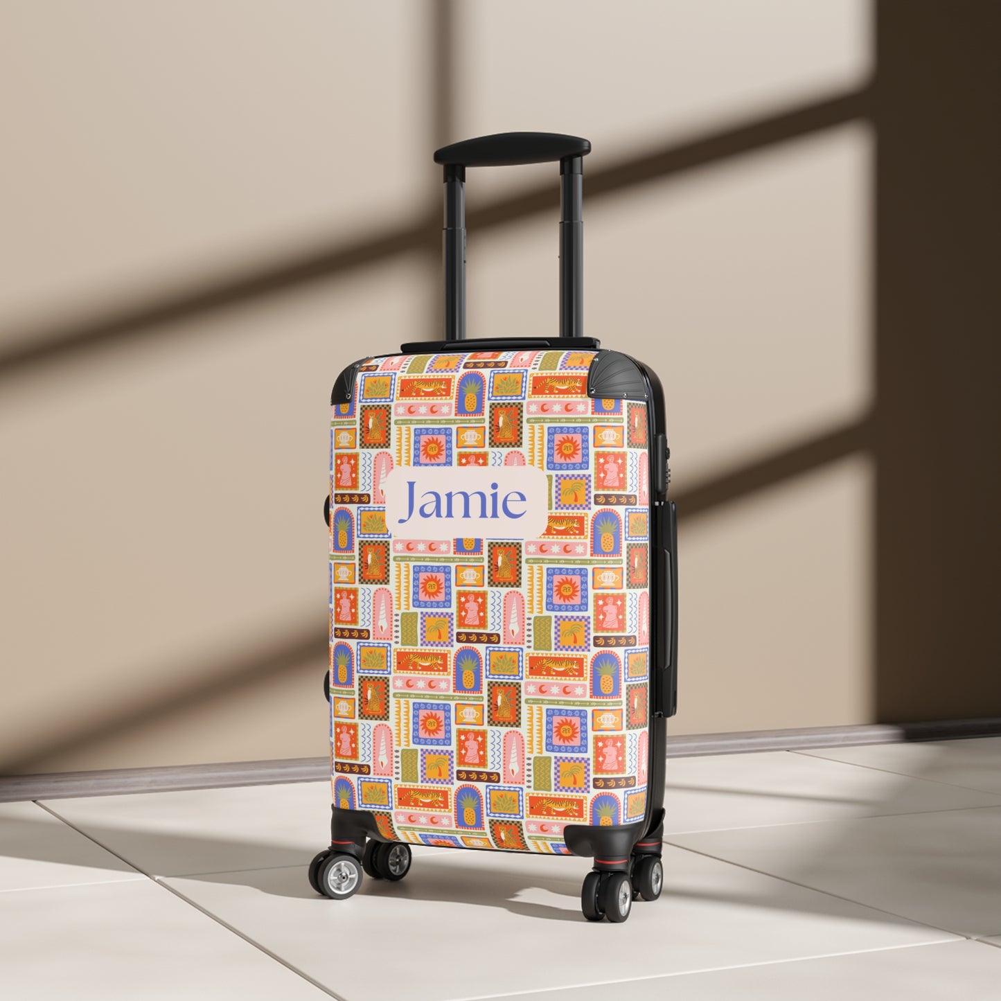 Tuscan Print - Custom Travel Suitcase