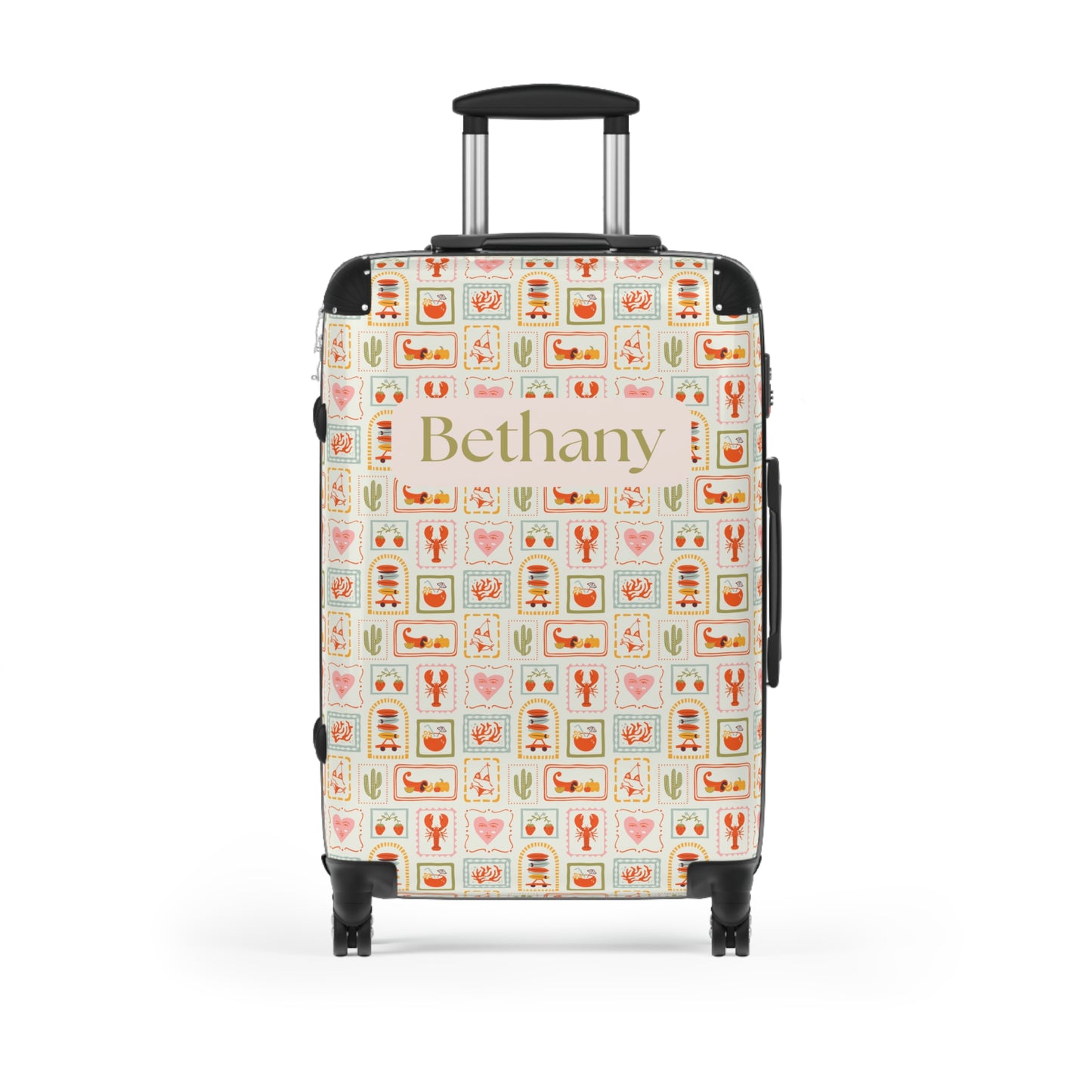 Island Vacay Print - Custom Travel Suitcase