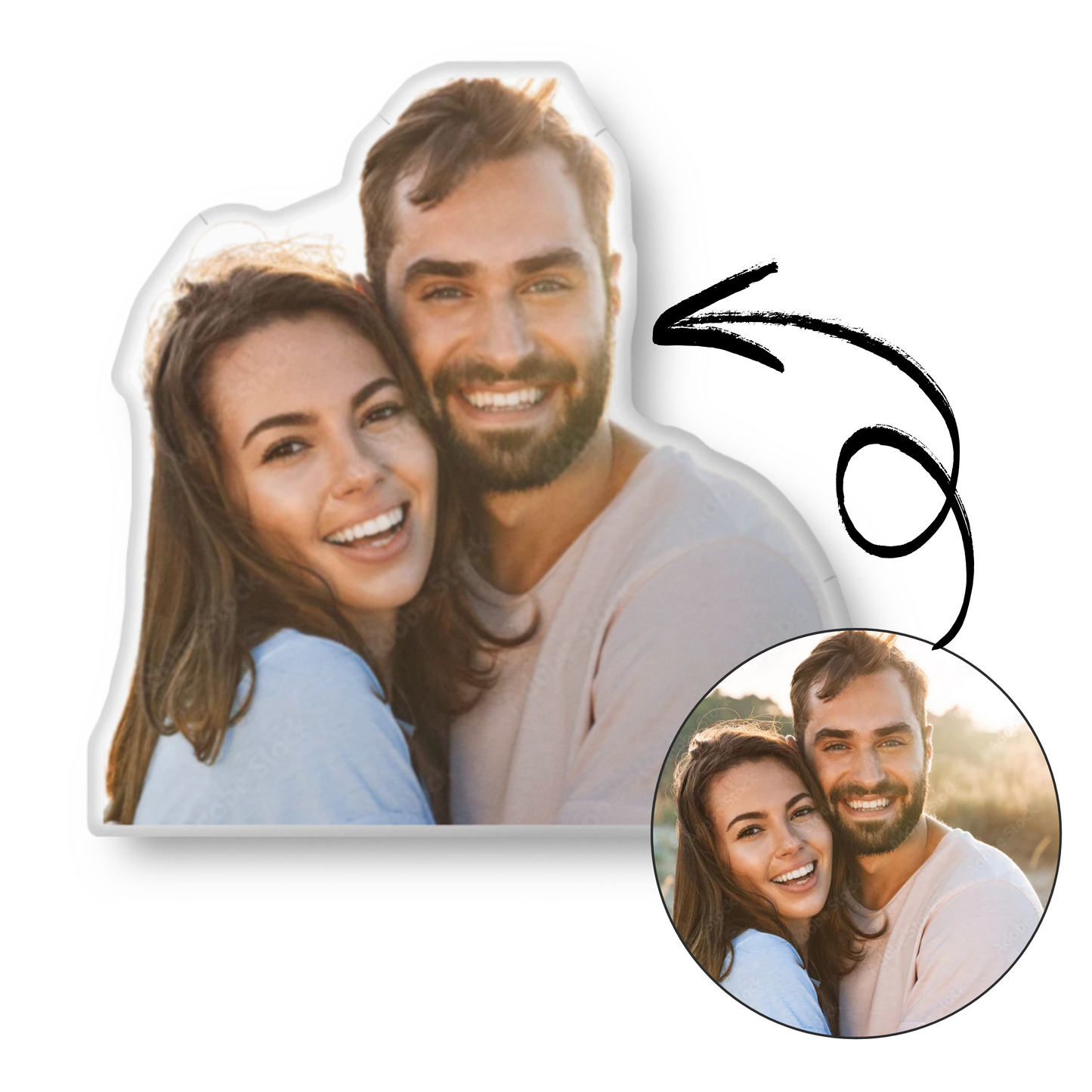 Custom Pet / Partner Photo Pillow