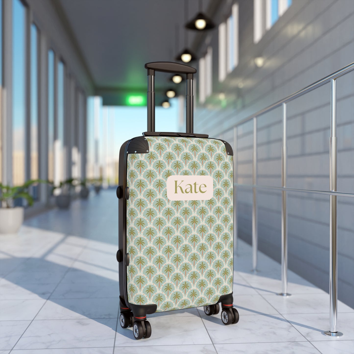Palm Tree Print - Custom Travel Suitcase