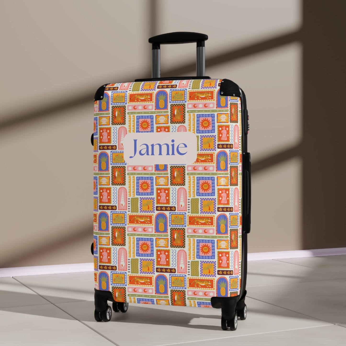 Tuscan Print - Custom Travel Suitcase