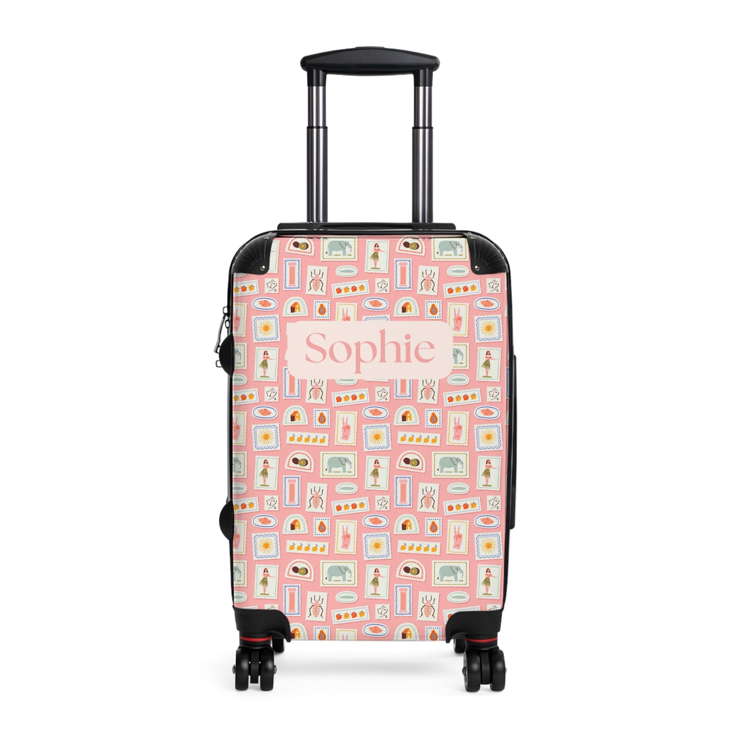 Postcard Holiday Print - Custom Travel Suitcase