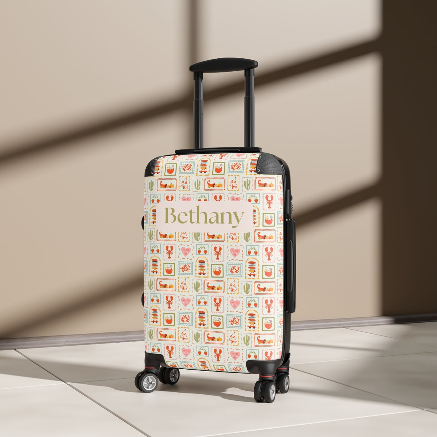 Island Vacay Print - Custom Travel Suitcase