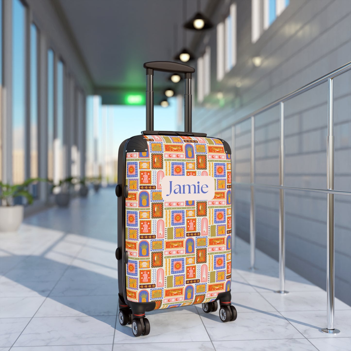 Tuscan Print - Custom Travel Suitcase