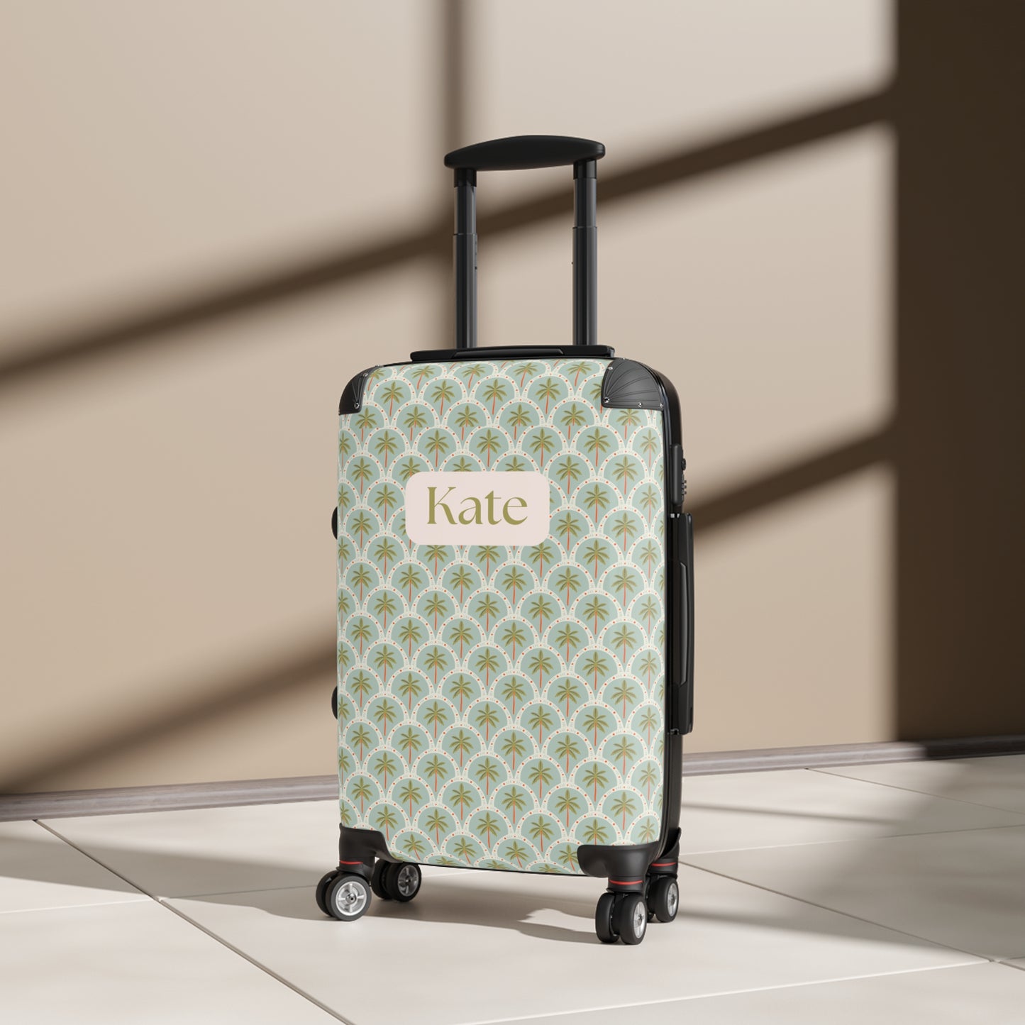 Palm Tree Print - Custom Travel Suitcase