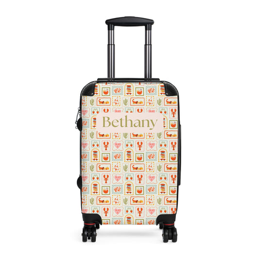 Island Vacay Print - Custom Travel Suitcase