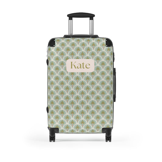 Palm Tree Print - Custom Travel Suitcase