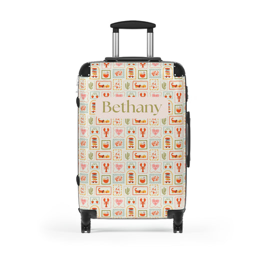 Island Vacay Print - Custom Travel Suitcase
