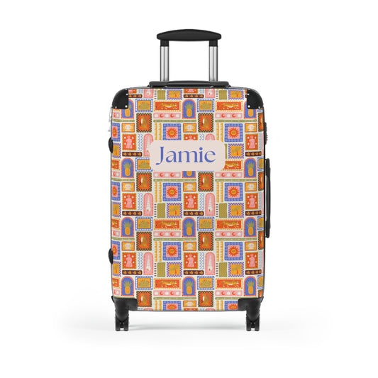 Tuscan Print - Custom Travel Suitcase