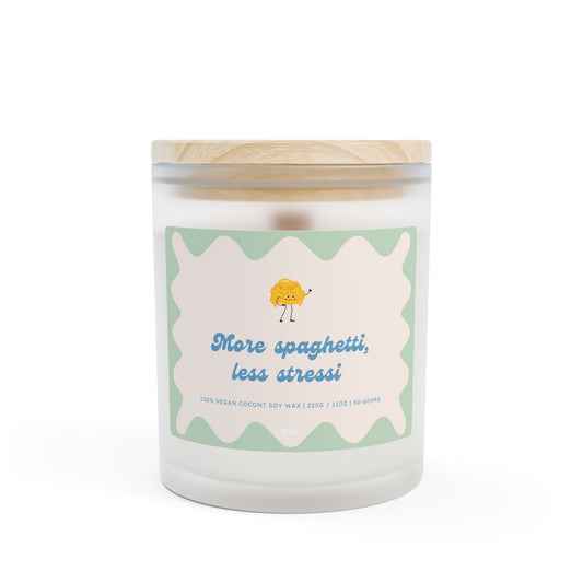 More Spaghetti, Less Stressi - 11oz Coconut Soy Candle