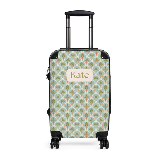 Palm Tree Print - Custom Travel Suitcase